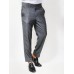 Men's Dress Pant Trouser Formal Metal Grey