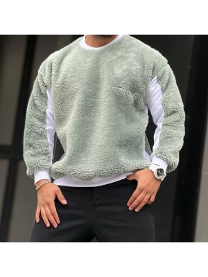 Men's coral fleece light warm sweatshirt HF0502-03-04