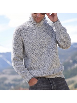 men's turtleneck wool sweater HF1105-03-04