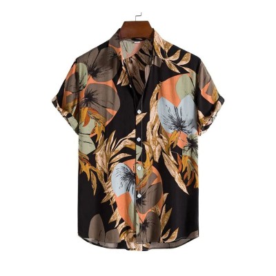 MEN RANDOM TROPICAL PRINT SHIRT 67932247