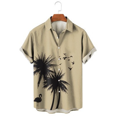 Hawaiian Vacation Palms Print Shirt 15498354X