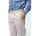 Wrinkle-Free Trousers for Men 100% Cotton Off White