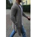 Men's Sweater Long-sleeved Cardigan Solid Color Sweater